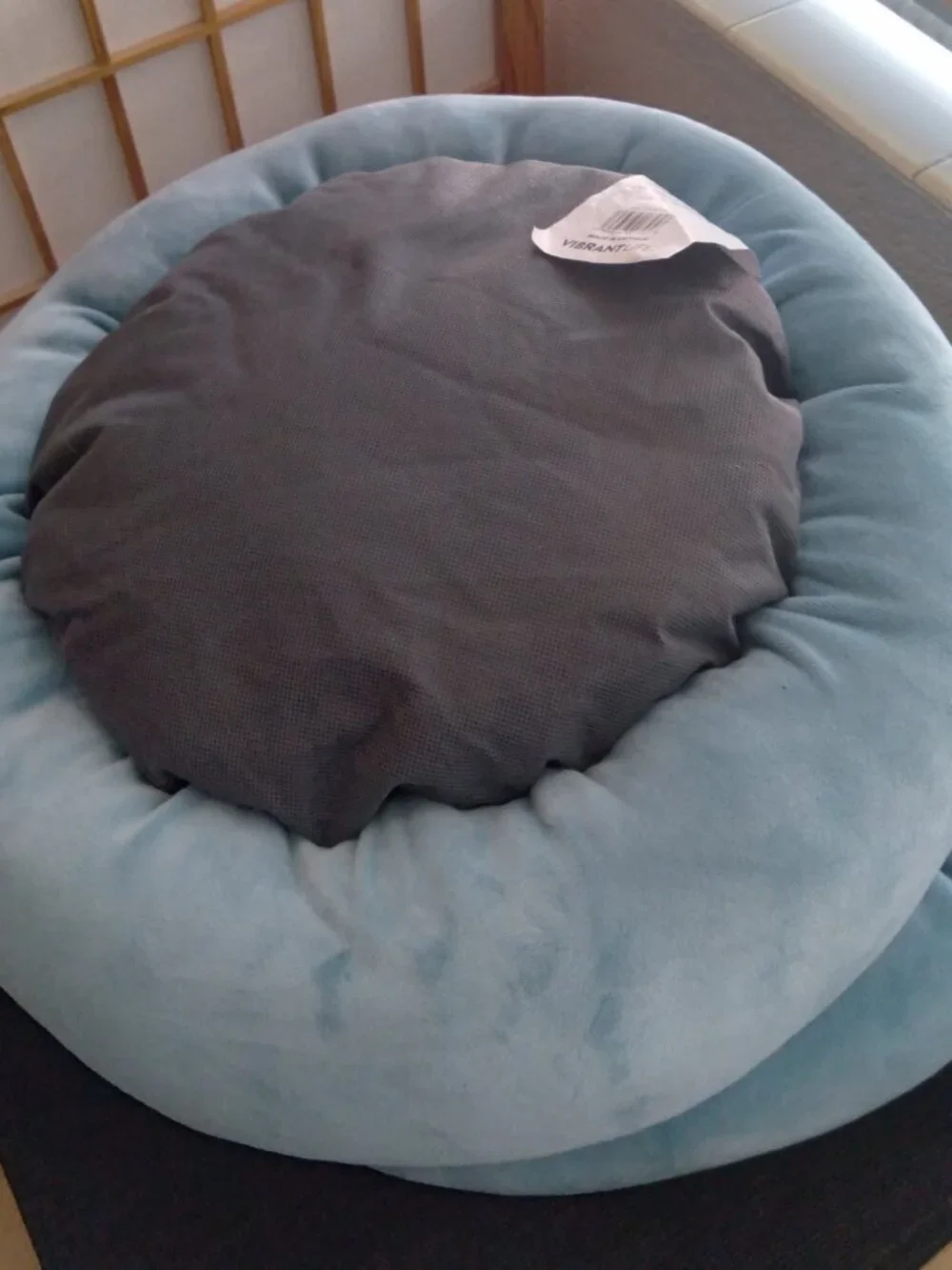 TWO Soft Cushy Washable Pet Beds